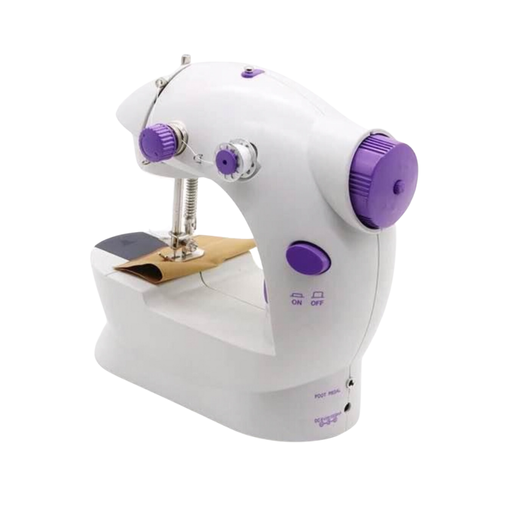 Mini máquina de coser eléctrica multifunción